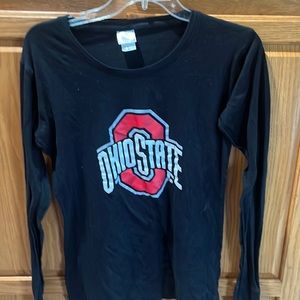 Black long sleeve Ohio state tee
